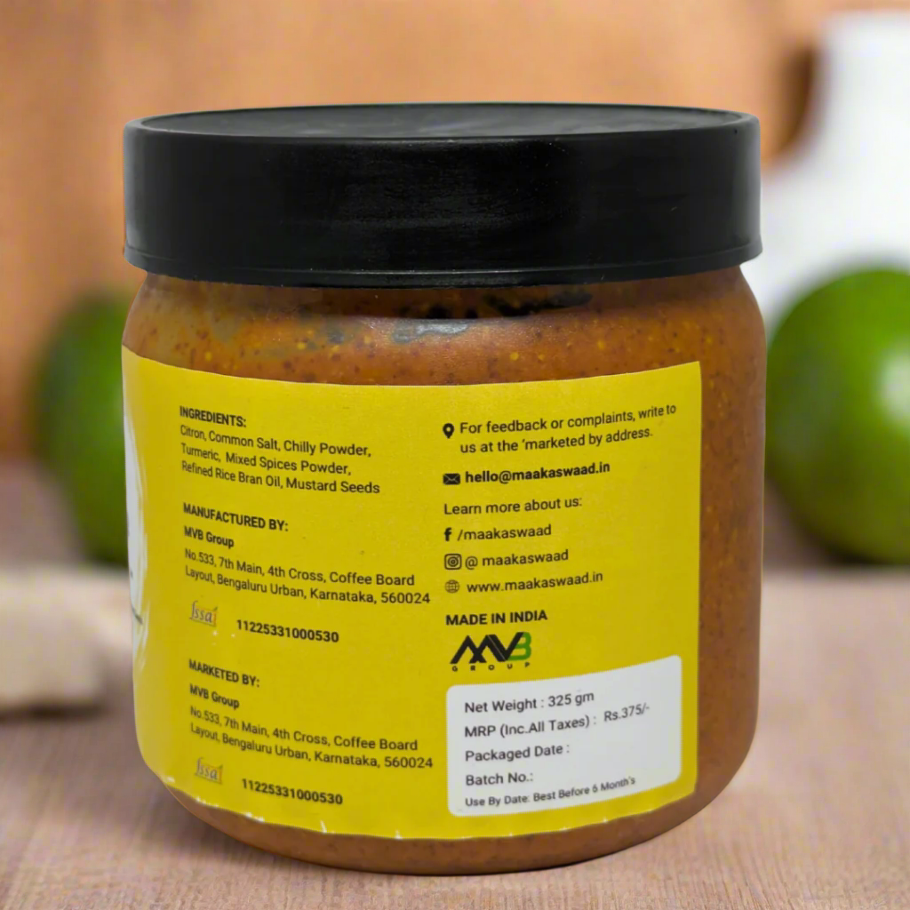 Homemade Citron Pickle (325g)