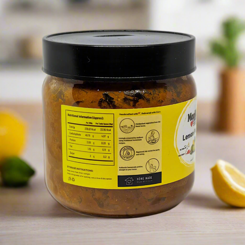 Homemade Lemon Pickle (325g)